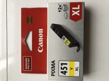 Картридж CANON CLI-451XL Y увеличенный желтый для PIXMA iP7240/MG6340