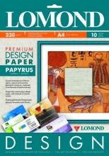 Дизайнерская бумага Lomond Папирус (Papyrus), Матовая, A4, 230 г/м2, 10 листов. 0929041